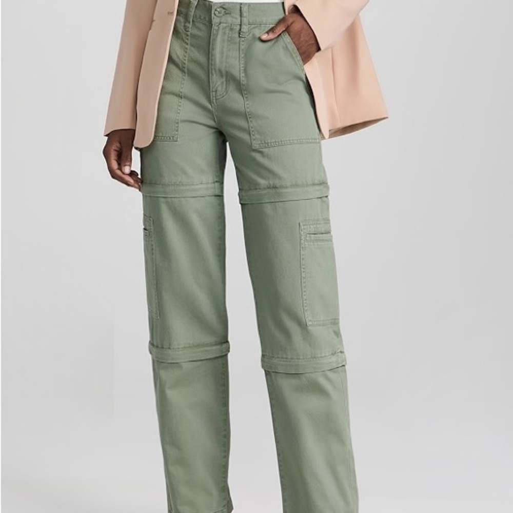 High waisted wide leg pants